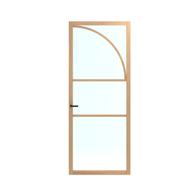Binnendeur Skantrae SSL 14814 Blank Glas Natural Oak